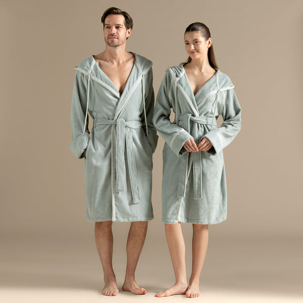Chakra Ferme Unisex Bathrobe Light Green