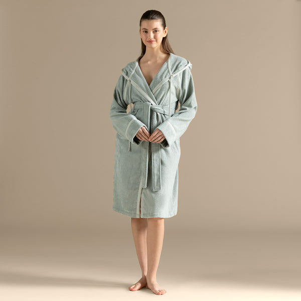 Chakra Ferme Unisex Bathrobe Light Green