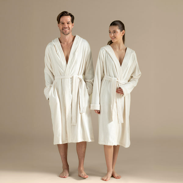 Chakra Debora Towel Bathrobe Ecru