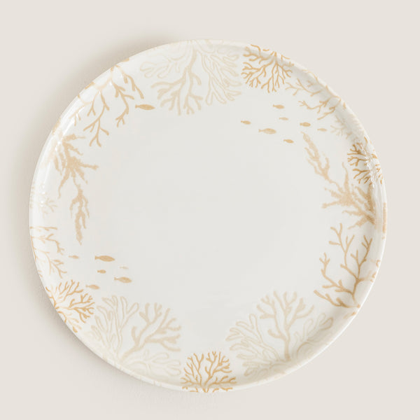 Chakra Mely Serving Plate 26 Cm Transparent