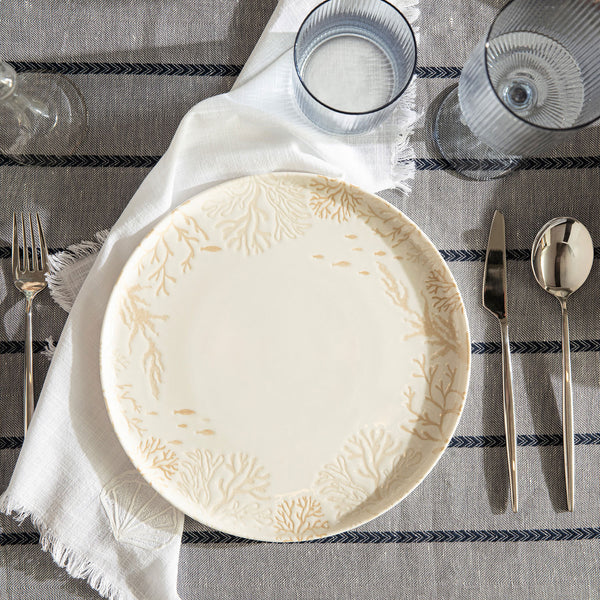 Chakra Mely Serving Plate 26 Cm Transparent