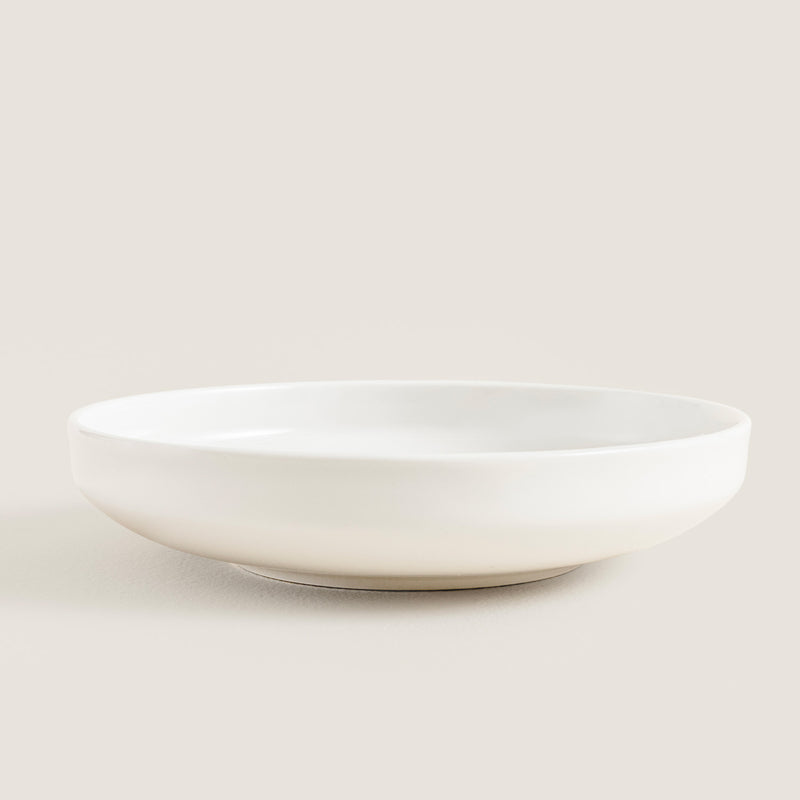 Chakra Peilon Deep Plate 18 Cm Blue - White