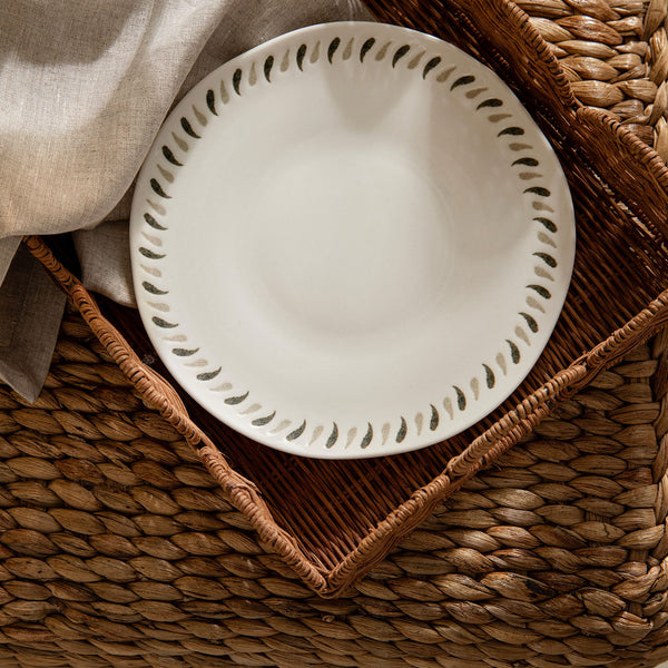 Chakra Oliva Dessert Plate 23 Cm Olive