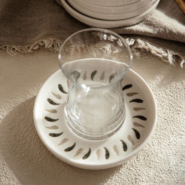 Chakra Oliva Tea Plate Olive