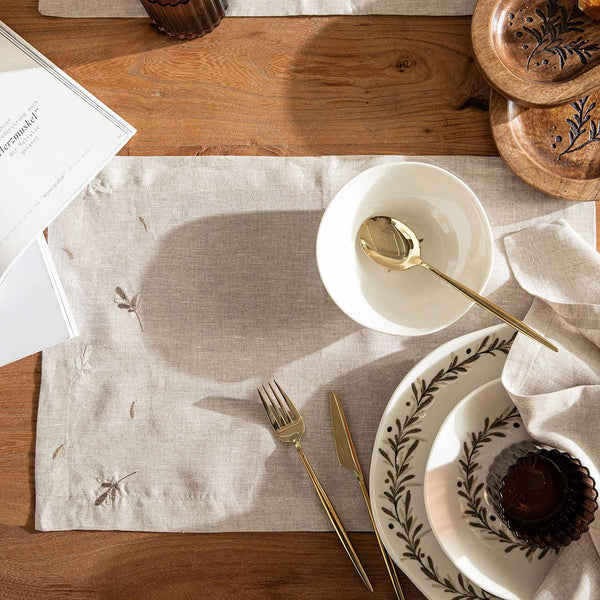 Chakra Olive Placemat Natural