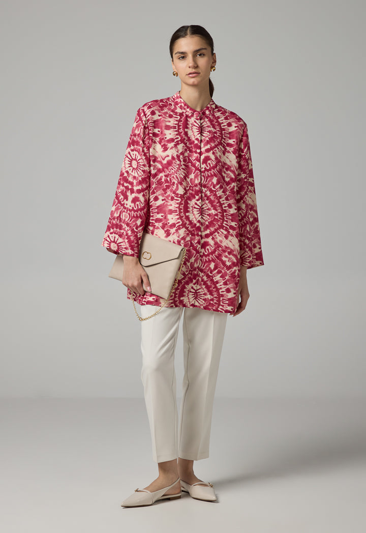 Choice Long Sleeve Printed Shirt Multi Color