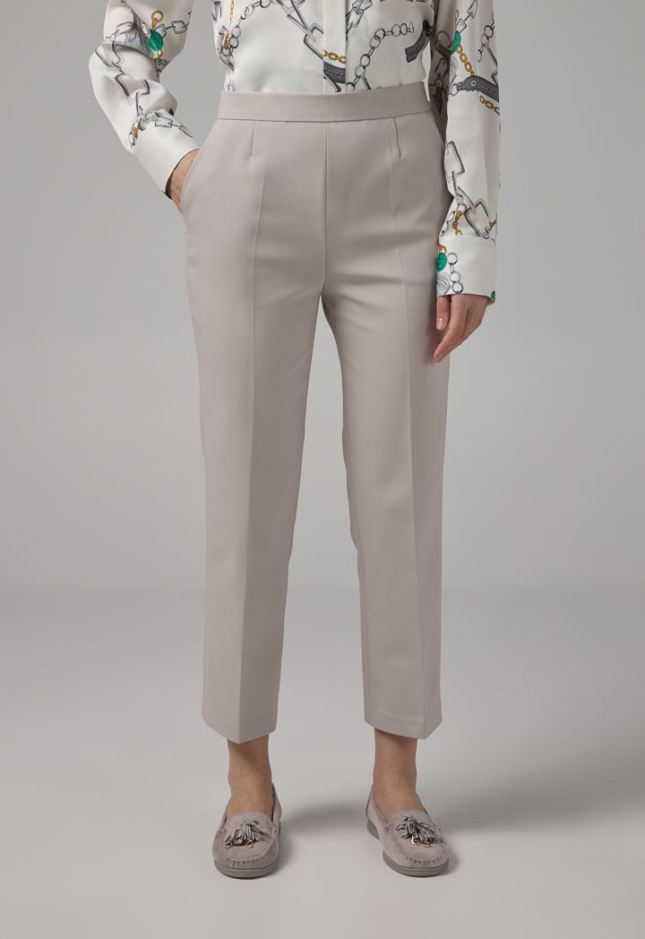 Choice Peg Leg Basic Trousers Grey