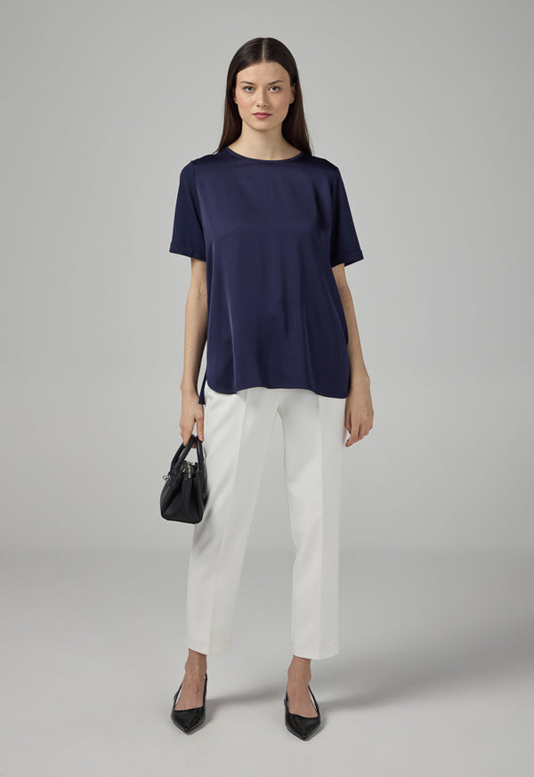 Choice Short Sleeve Basic T-Shirt Navy