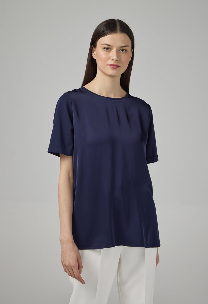 Choice Short Sleeve Basic T-Shirt Navy