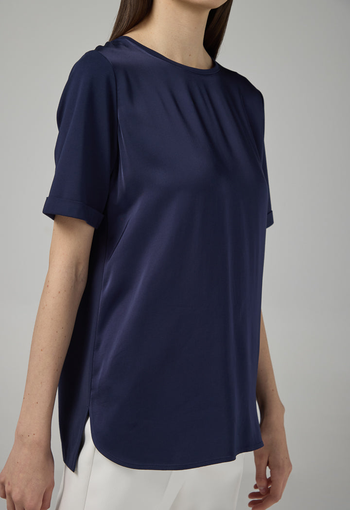 Choice Short Sleeve Basic T-Shirt Navy