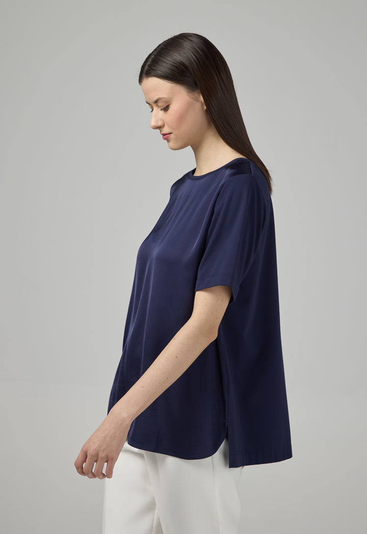 Choice Short Sleeve Basic T-Shirt Navy