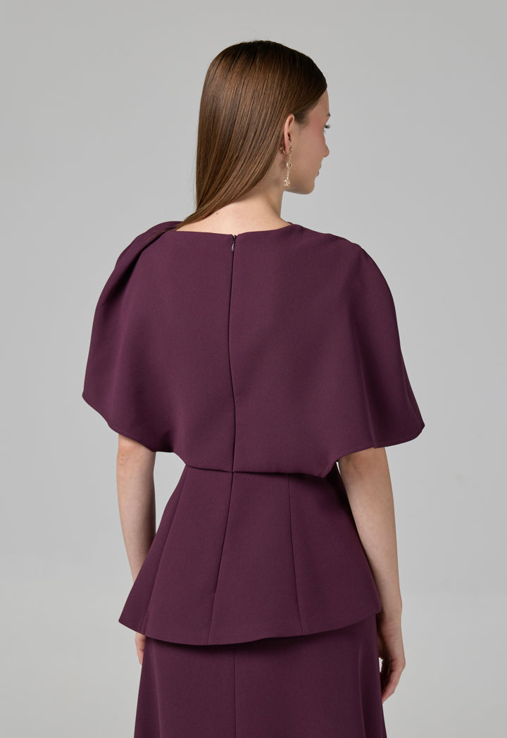 Choice Solid Top With Attached Cape Cherry