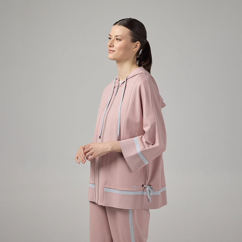 Choice Long Sleeves Kimono Jacket Pink