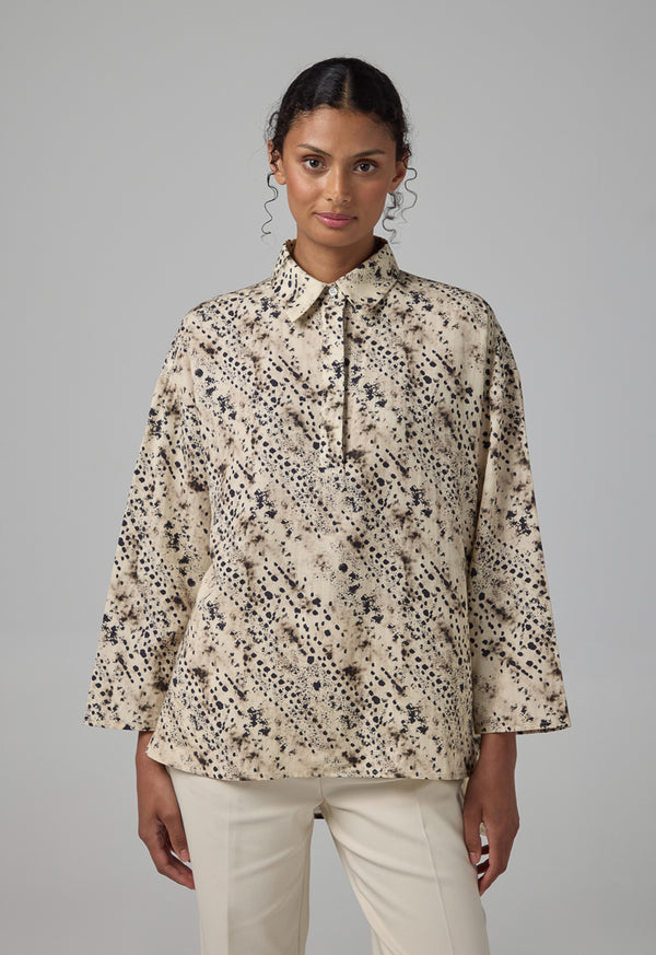 Choice Printed Drop Shoulder Shirt Multi Color