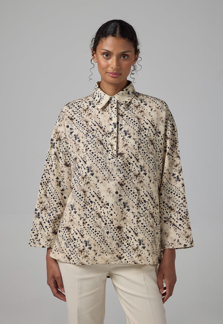 Choice Printed Drop Shoulder Shirt Multi Color