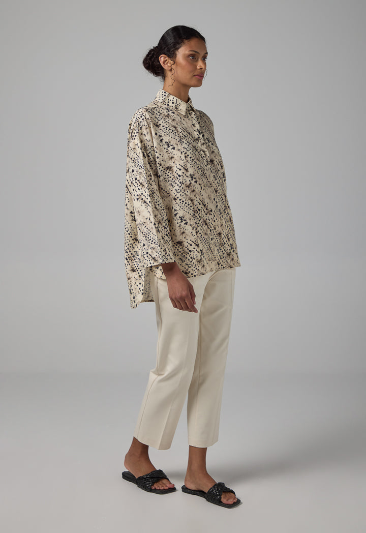 Choice Printed Drop Shoulder Shirt Multi Color