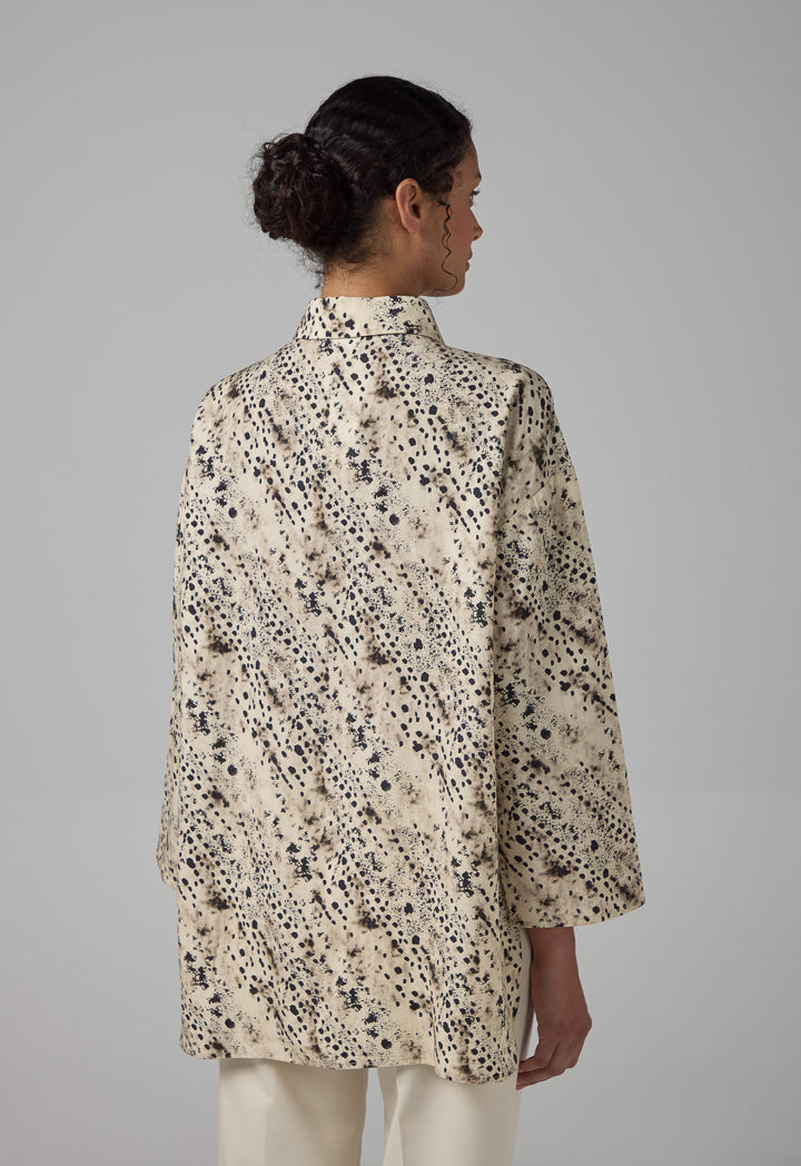 Choice Printed Drop Shoulder Shirt Multi Color