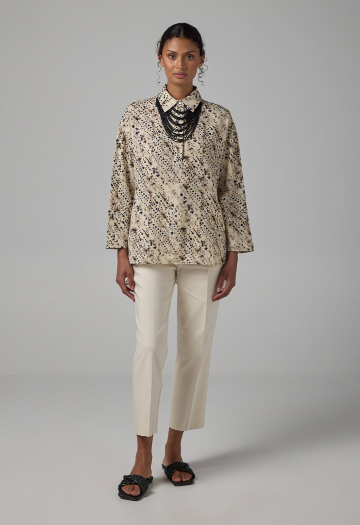 Choice Printed Drop Shoulder Shirt Multi Color