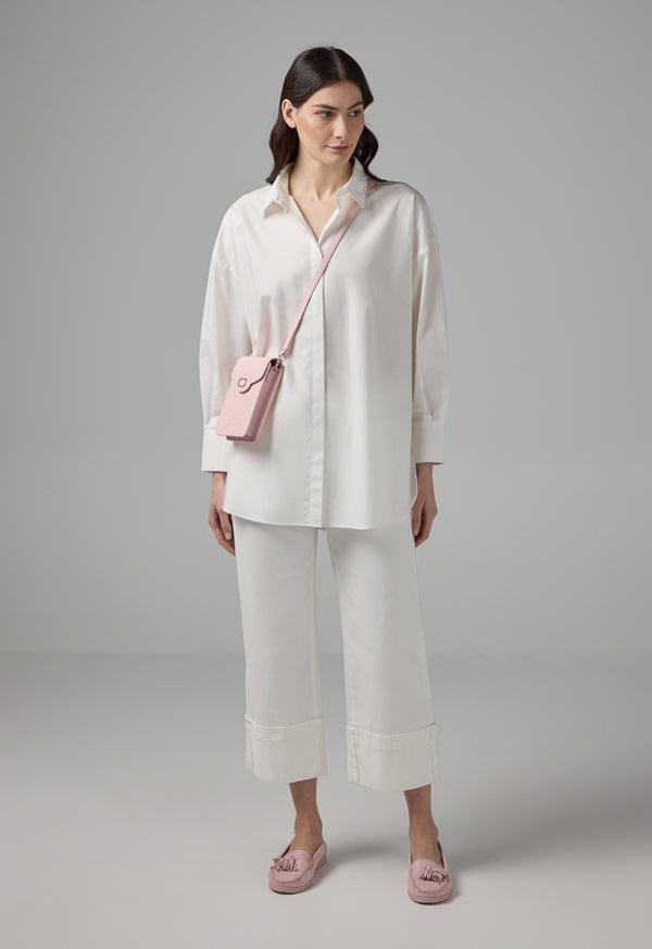 Choice Back Printed Long Sleeve Shirt Off White