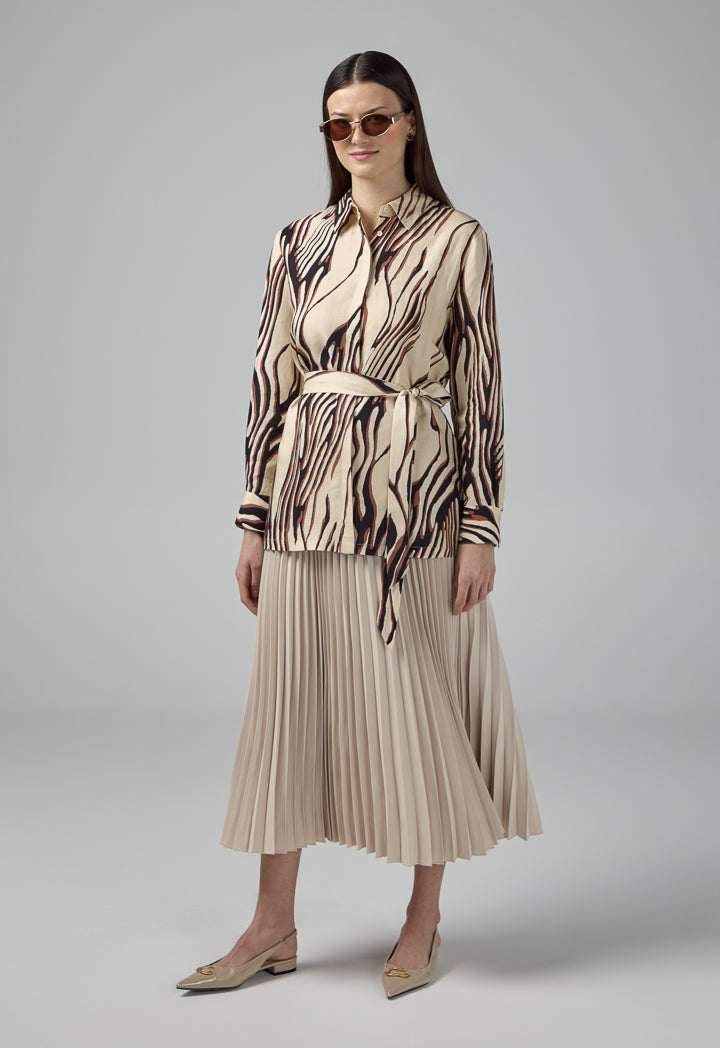 Choice Printed Long Sleeves Shirt Multi Color