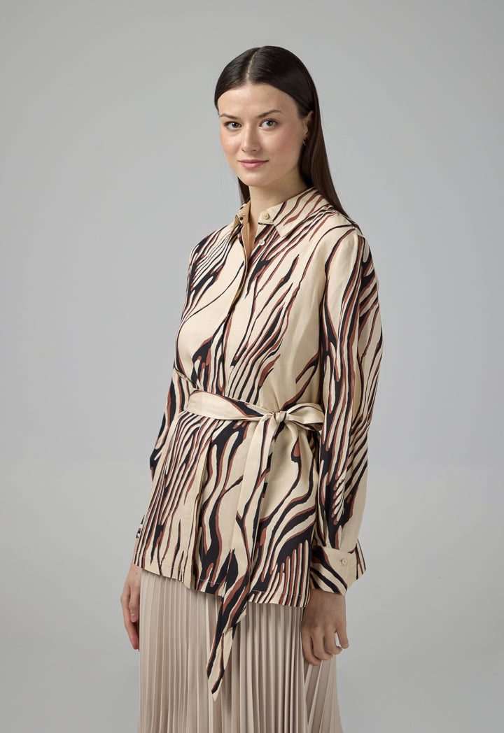 Choice Printed Long Sleeves Shirt Multi Color