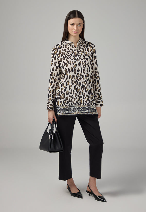 Choice Long Sleeve Printed Shirt Multi Color