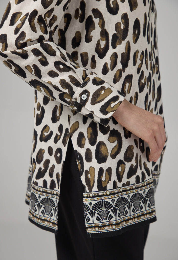 Choice Long Sleeve Printed Shirt Multi Color