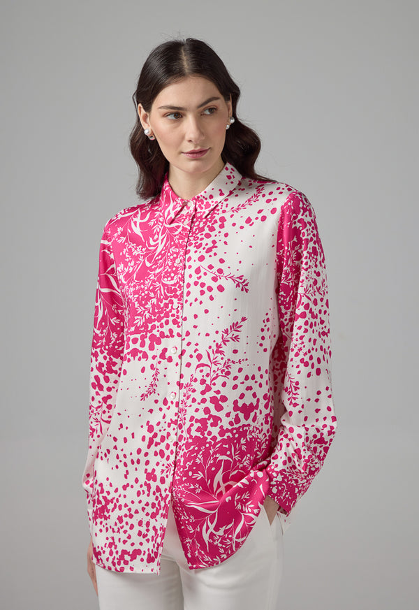 Choice Floral Printed Regular Fit Shirt Multi Color