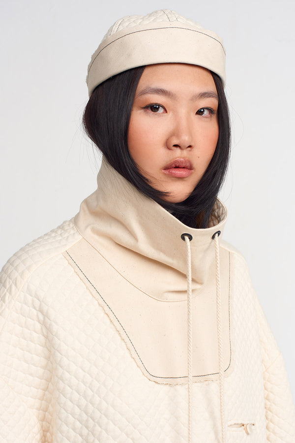 NU Quilted Hat Natural