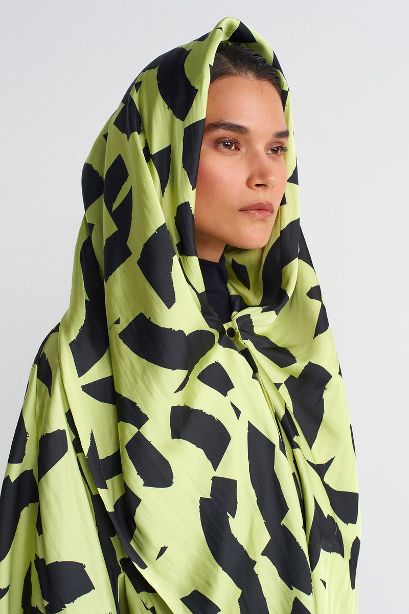 NU Satin Trench Coat Multi Color