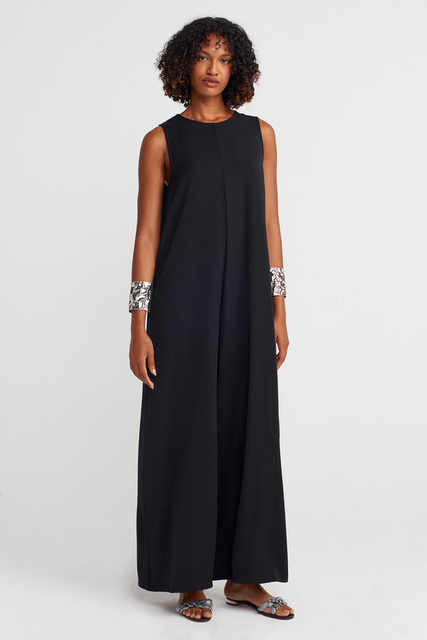 NU Sleeveless Elegant Jumpsuit Black