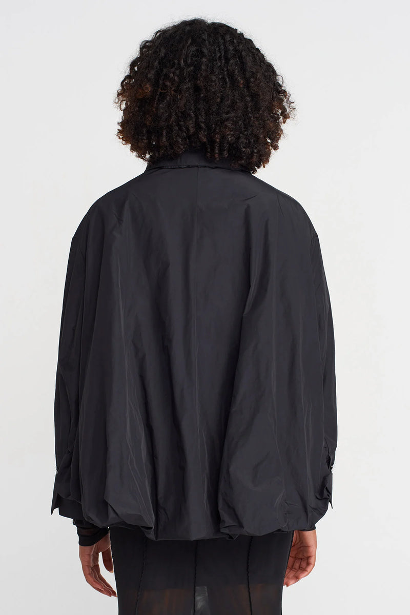 NU Taffeta Puffer Jacket Black