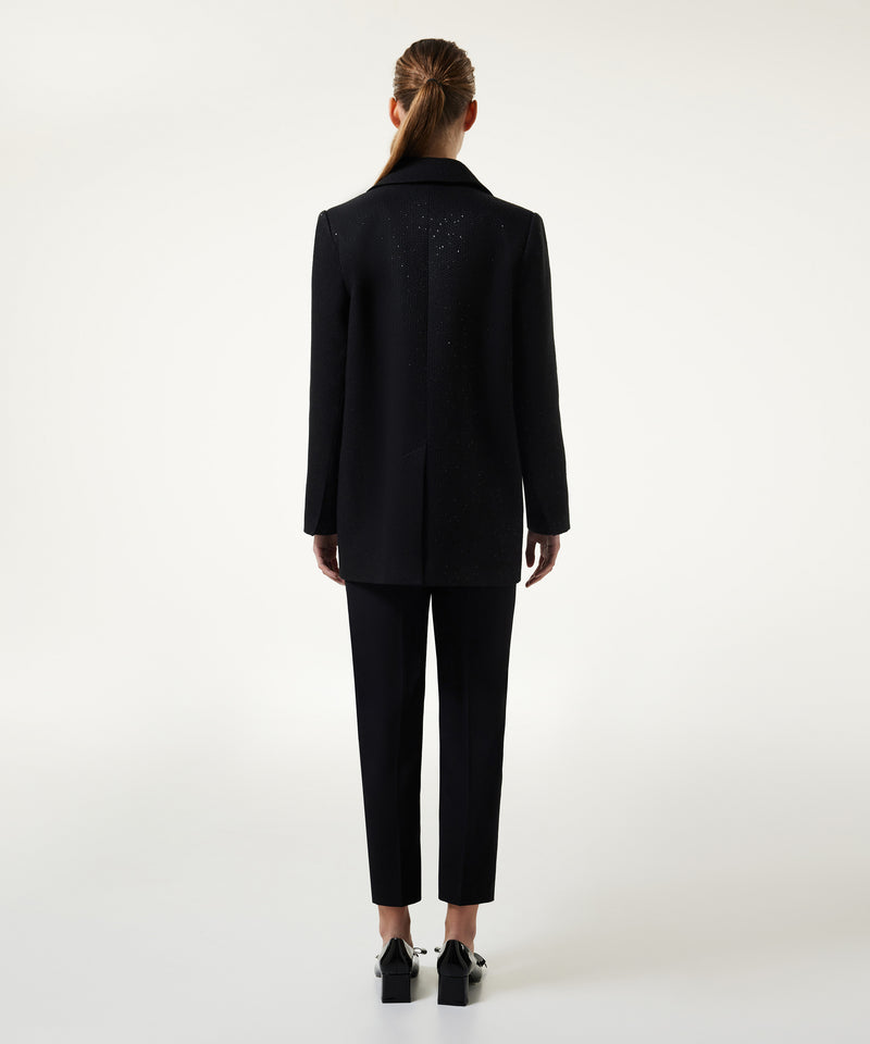 Machka Sequined Blazer Black