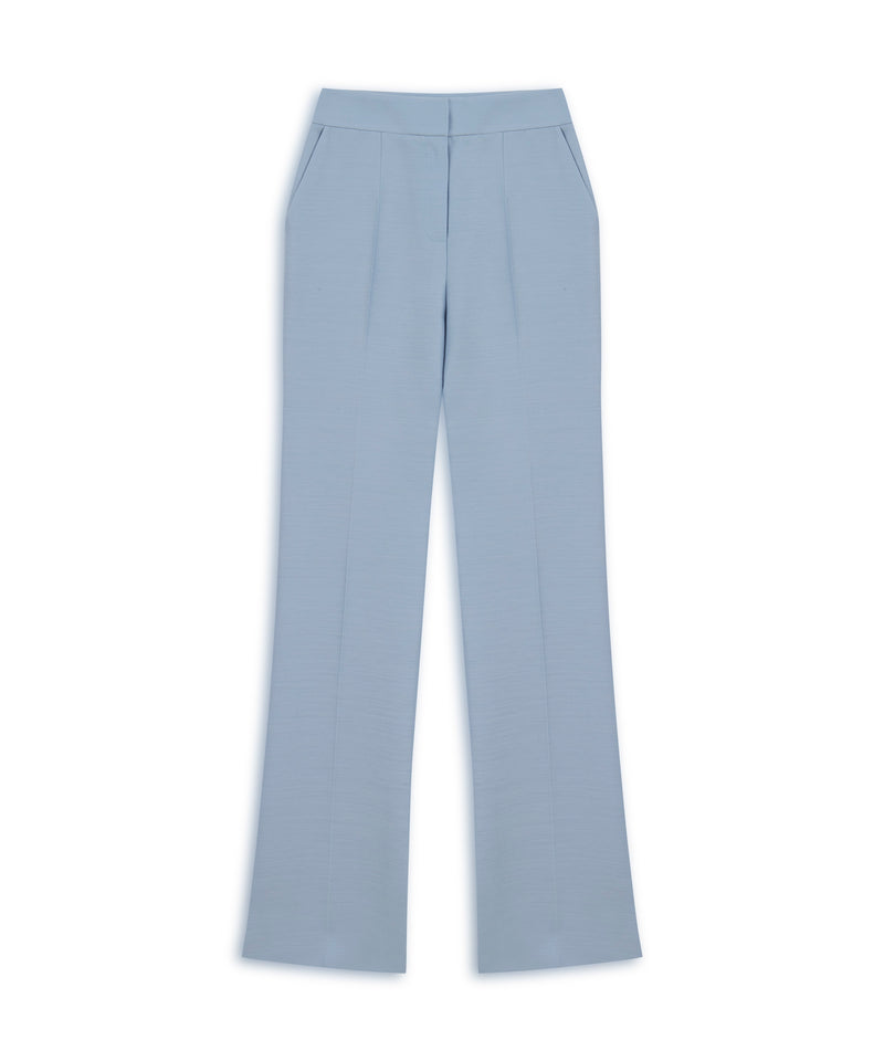 Machka Wide Leg Fit Trousers Blue