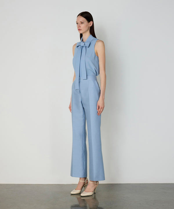 Machka Wide Leg Fit Trousers Blue