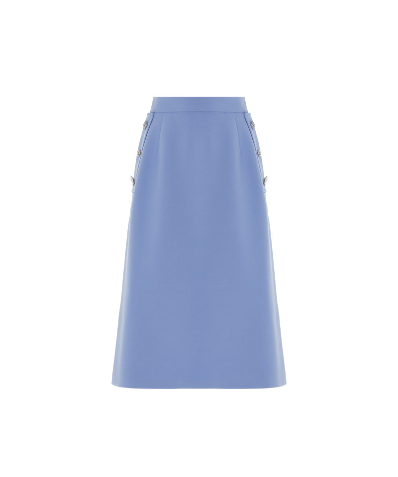 Machka Button Accessory Skirt Lavender