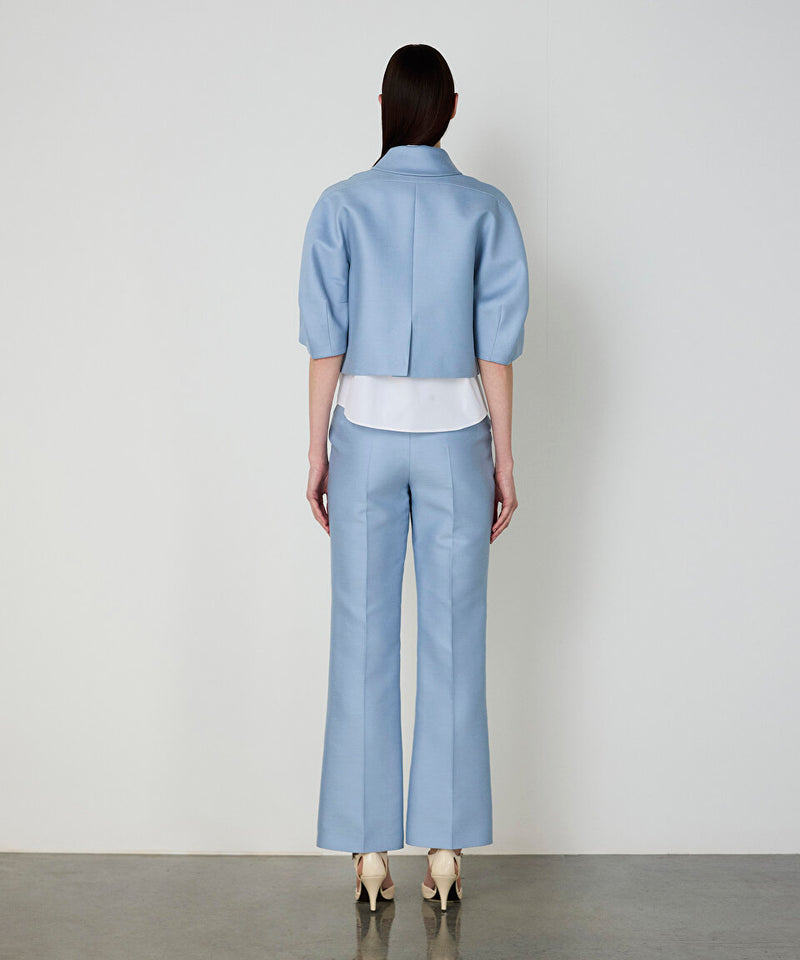 Machka Flower Applique Jacket Blue