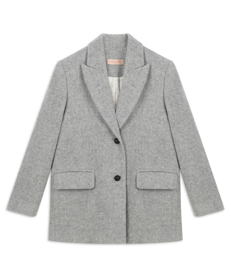Machka Wool Blend Blazer Beige