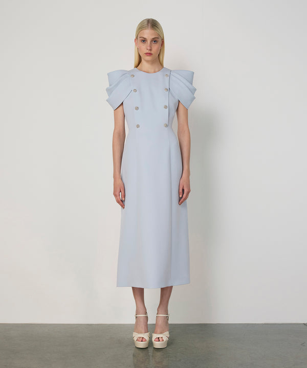 Machka Embellished Dress Light Blue