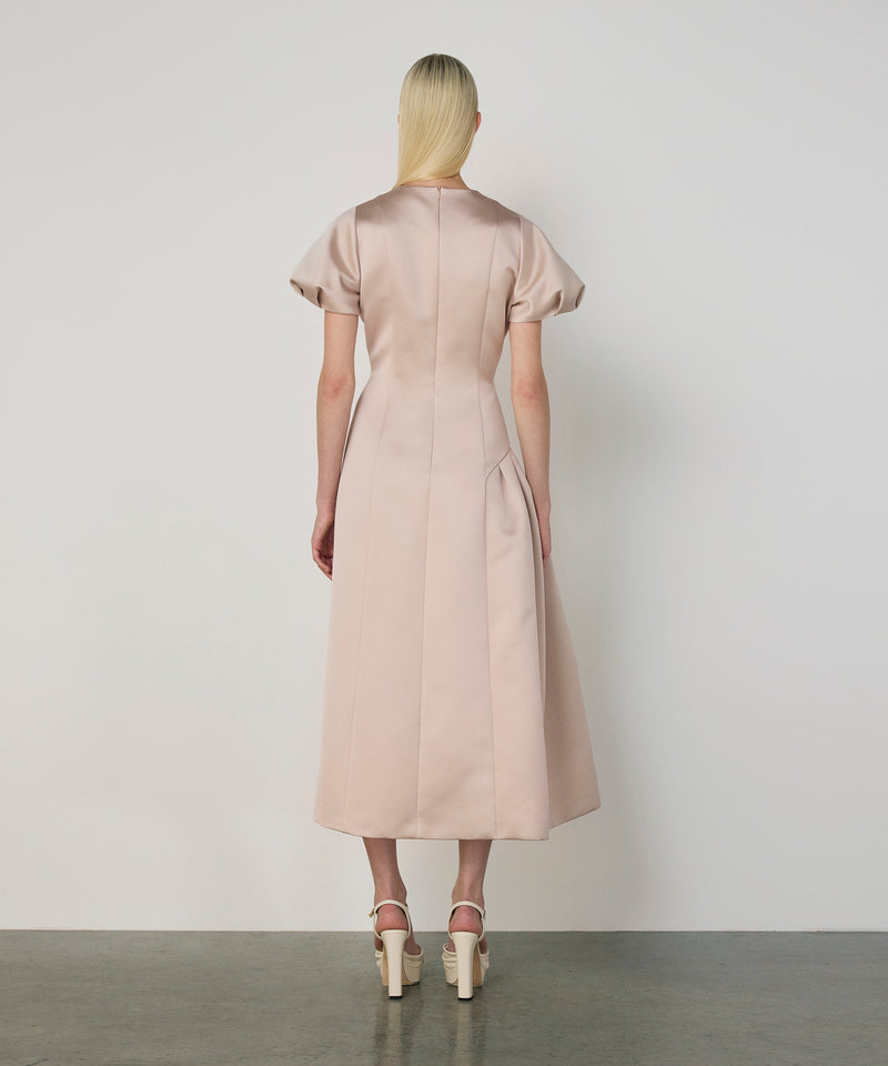 Machka Strass Embellished Dress Champagne