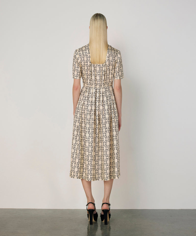 Machka Silk Shirt Dress Ecru