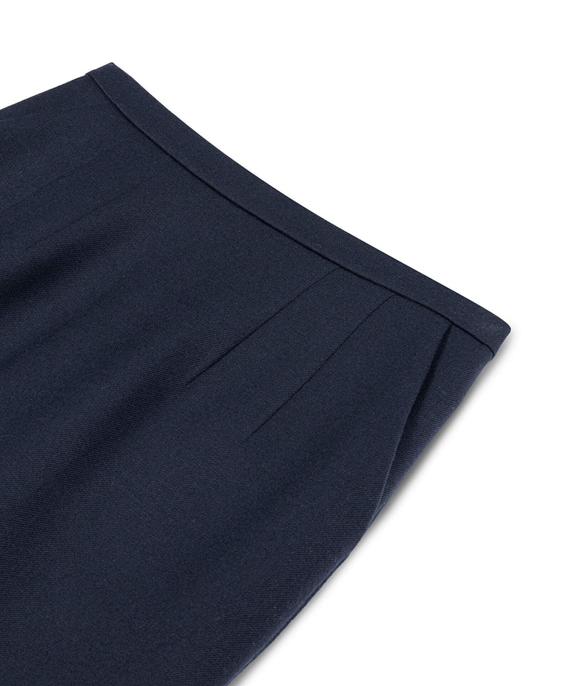 Machka Midi Pencil Skirt Navy