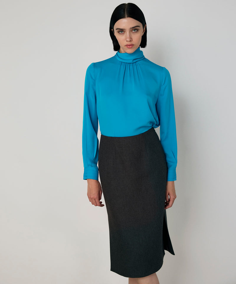 Machka Slit Skirt Anthracite