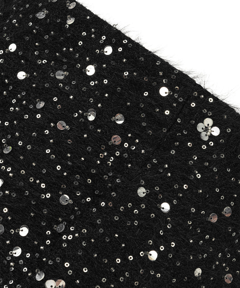 Machka Sequin Skirt Black