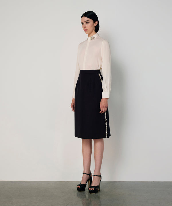 Machka Embellished Skirt Black