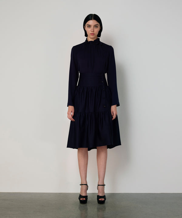 Machka Gathered Skirt Navy