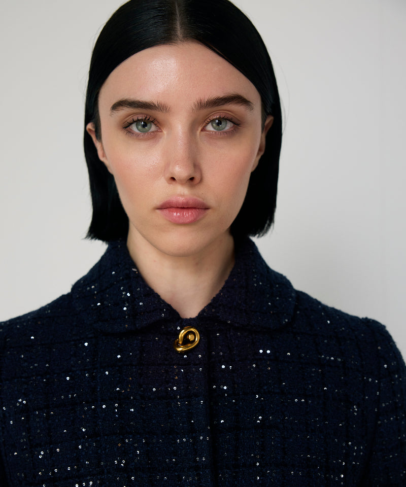 Machka Sequined Jacket Indigo
