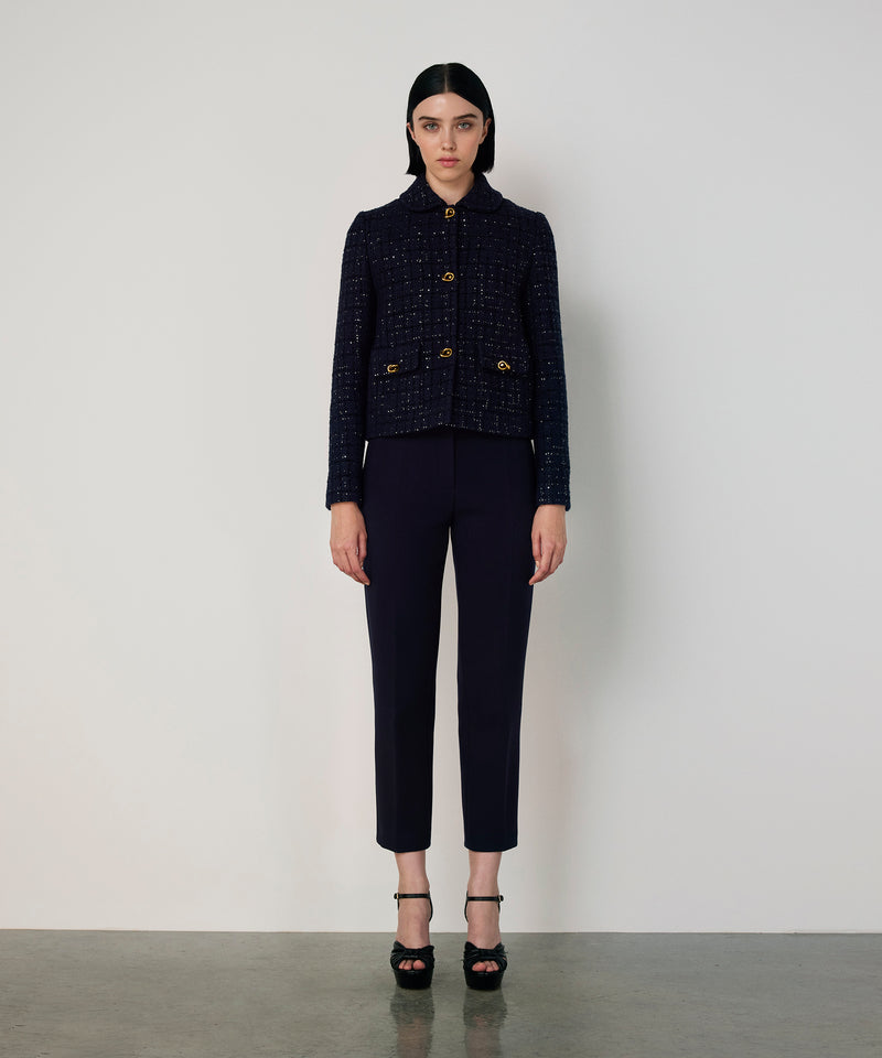 Machka Sequined Jacket Indigo
