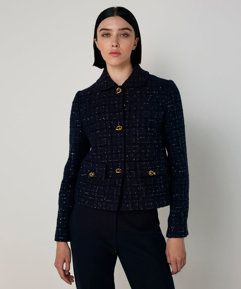 Machka Sequined Jacket Indigo