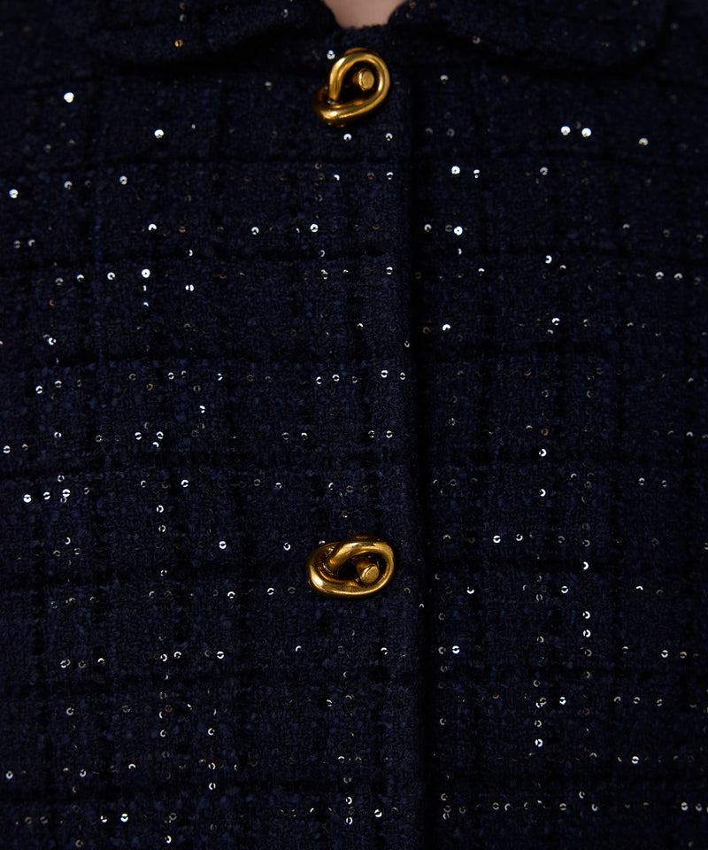 Machka Sequined Jacket Indigo